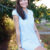 Island Ditzy Blue & White